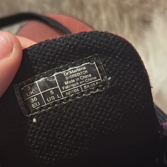 Dr Marten Burgundy shore ditch boots - Picture 5 of 6